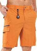 Men's Cargo Hiking Shorts 9ft Lightweight Tactical Multipocket Sports