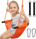 Kids Swing for Swing Set Toddler Rope Swing Seat - Heavy Duty Comfort