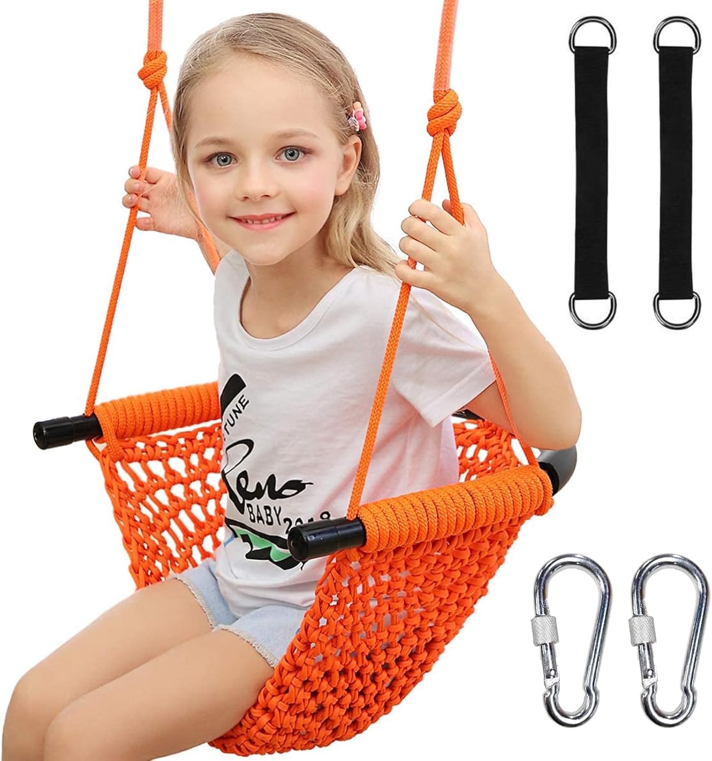 Kids Swing for Swing Set, Heavy Duty Rope Swings for Fun