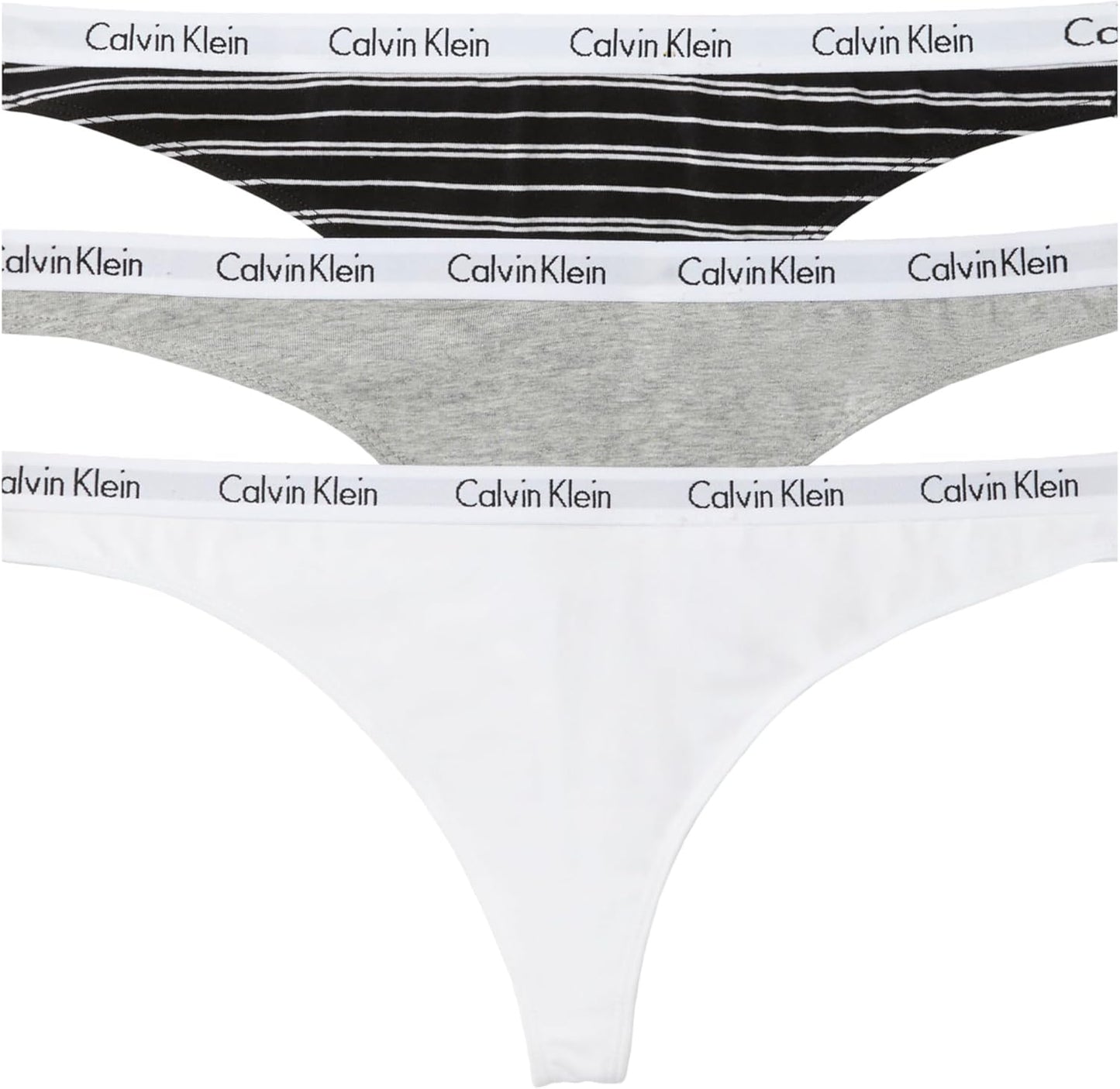 Calvin Klein Carousel Logo Cotton Stretch Thong Panties Review