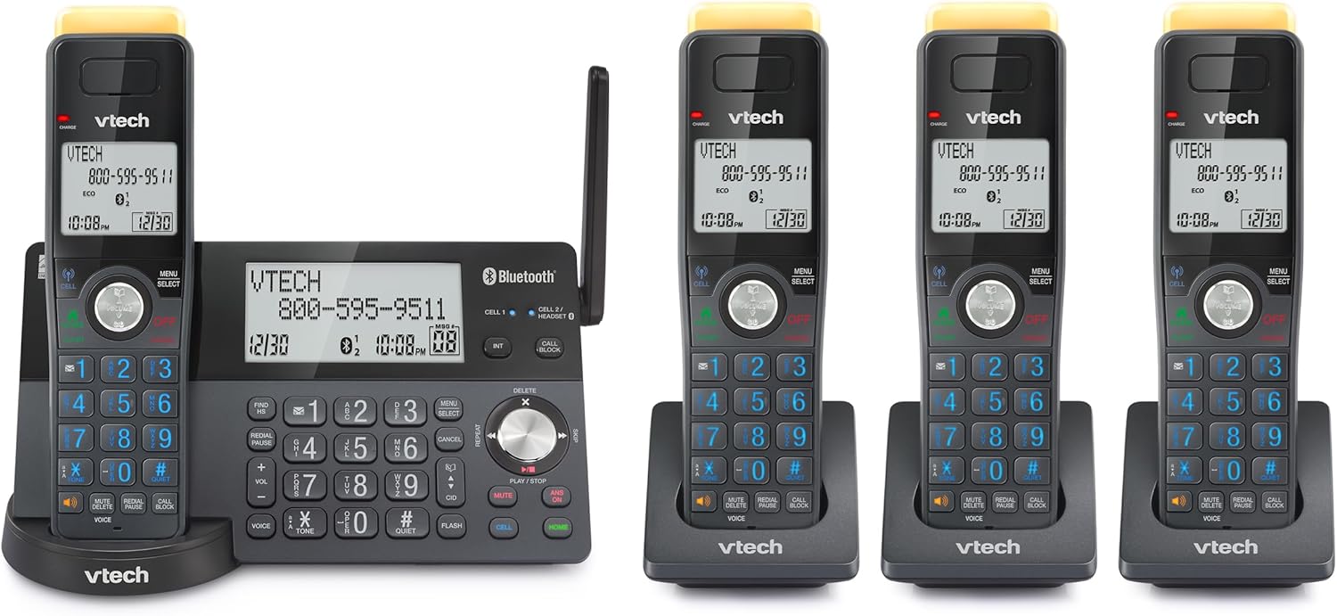 VTech IS8128-41 Super Long Range Cordless Phone with Features
