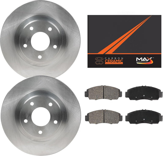 Max Advanced Brakes Front Brake Kit for 2000-2001 Dodge Ram 1500