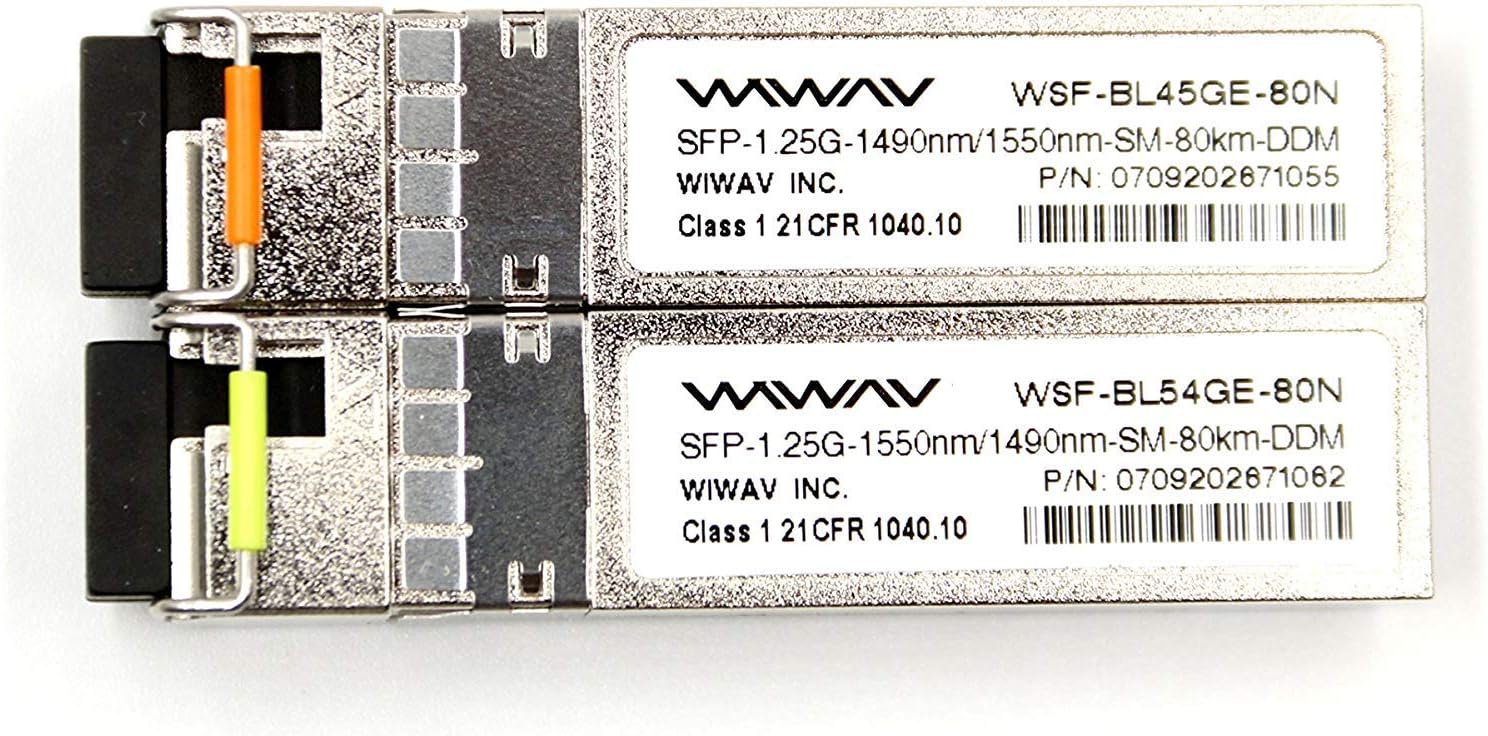 Cisco GLC-BX-U80 and GLC-BX-D80 1.25G SFP Module Review