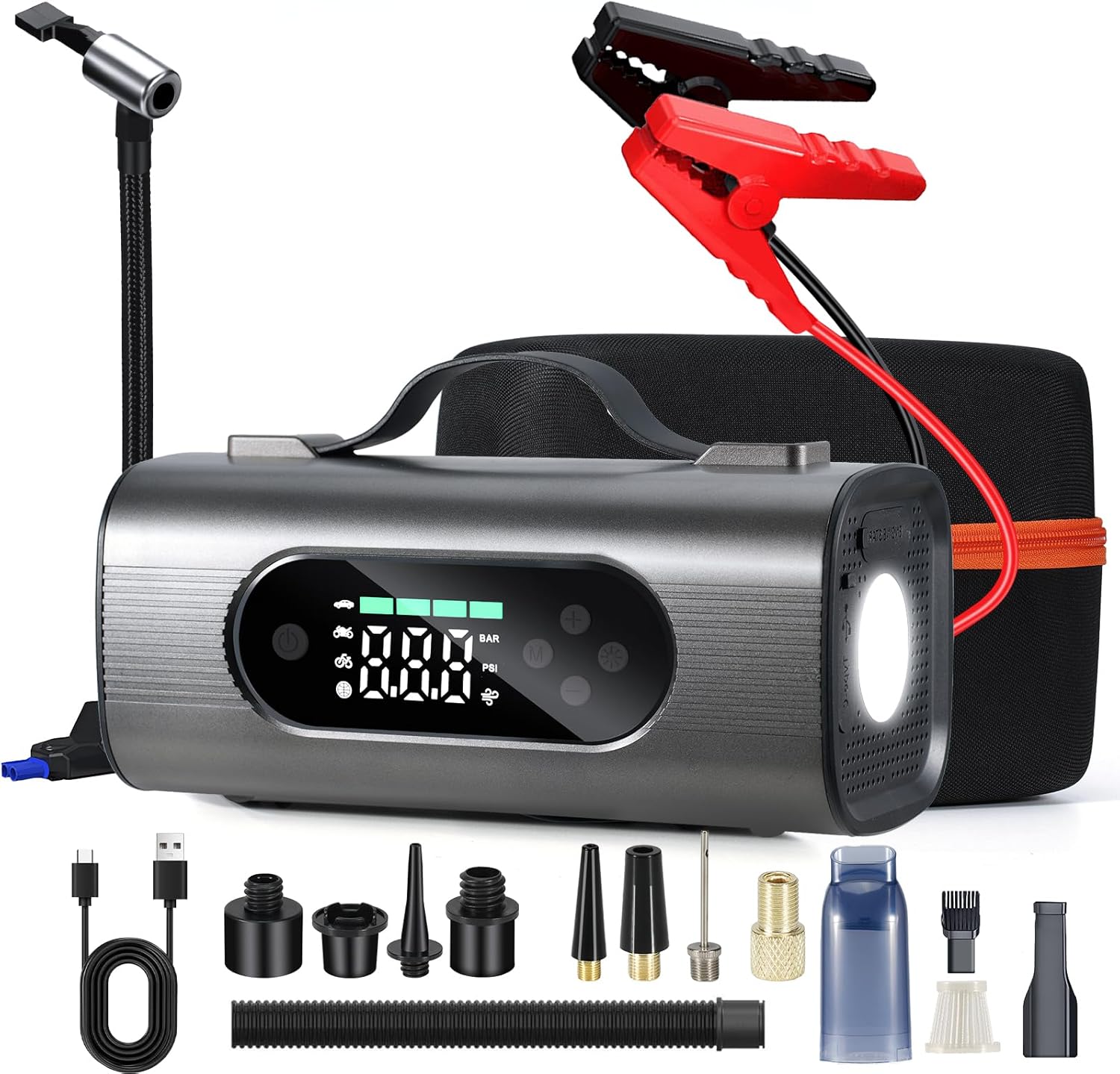 Ultimate Car Jump Starter Kit - Power & Clean