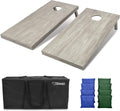 GoSports 4 ft x 2 ft Wooden Cornhole Boards Set with Bags