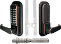 Keyless Combination Lever Handle Door Lock - Square Spindle, Oil