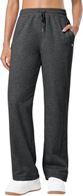 Willit Women's Winter Fleece Lined Sweatpants for Cozy Comfort