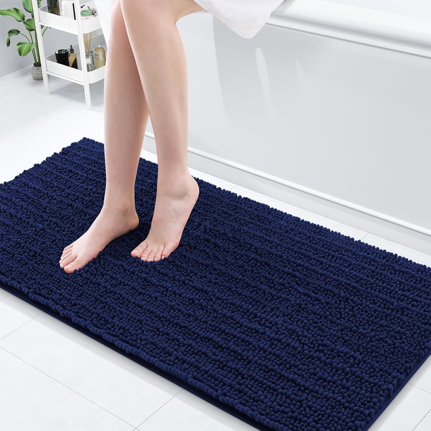 Arotive Luxury Chenille Bathroom Rug Mat for Comfort and Style