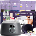 BLITZWAX Back and Nose Waxing Kit for Men - Quick Heating, Beginner