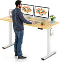 Electric Standing Desk 60 x 24 in - Height Adjustable Sit Stand Desk