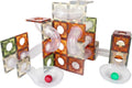 Marble Run Magnetic Tiles 80 PC STEM Kit - Creative Marble Maze