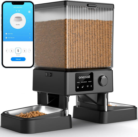 WiFi-Enabled Dual Pet Feeder by oneisall