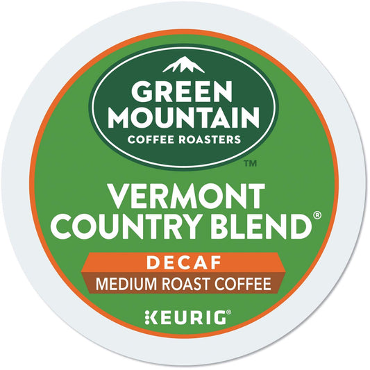Green Mountain Coffee Vermont Country Blend Decaf, 24-Count