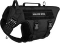Tactical Dog Harness PETNANNY Service Dog Vest for Large Dogs - Secure