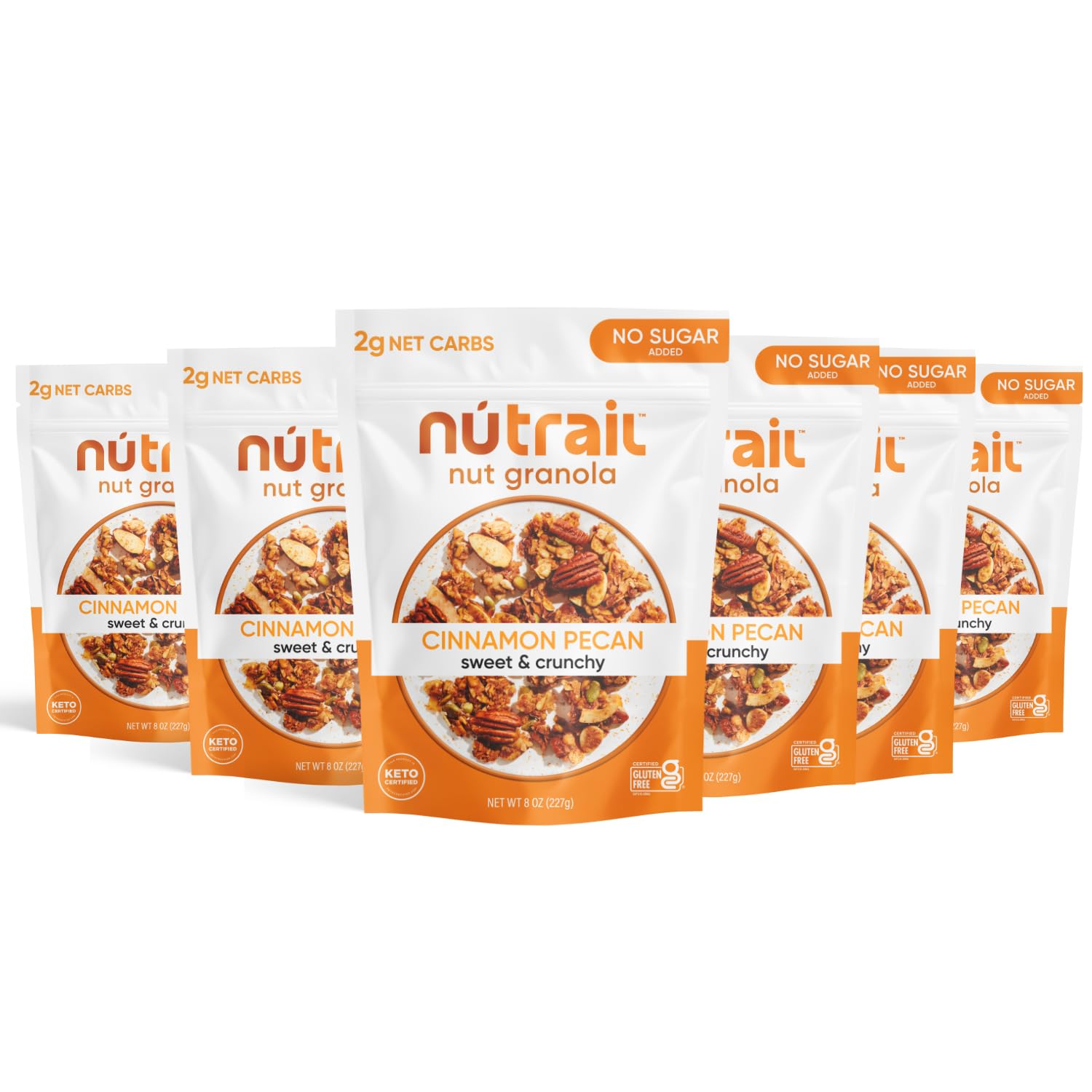 NuTrail Nut Granola Cereal: Delicious Cinnamon Pecan Snack