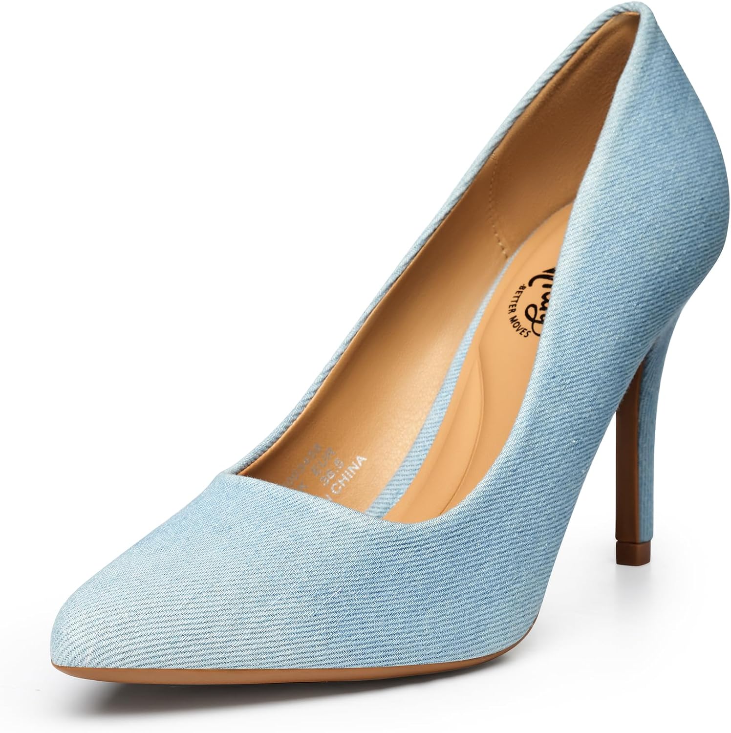 Trary Womens Slingback Pumps - Stylish Pointed Toe Heels
