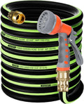 Garden Hose 75ft 5/8 in Heavy Duty No Kink Hose - Durable Rubber