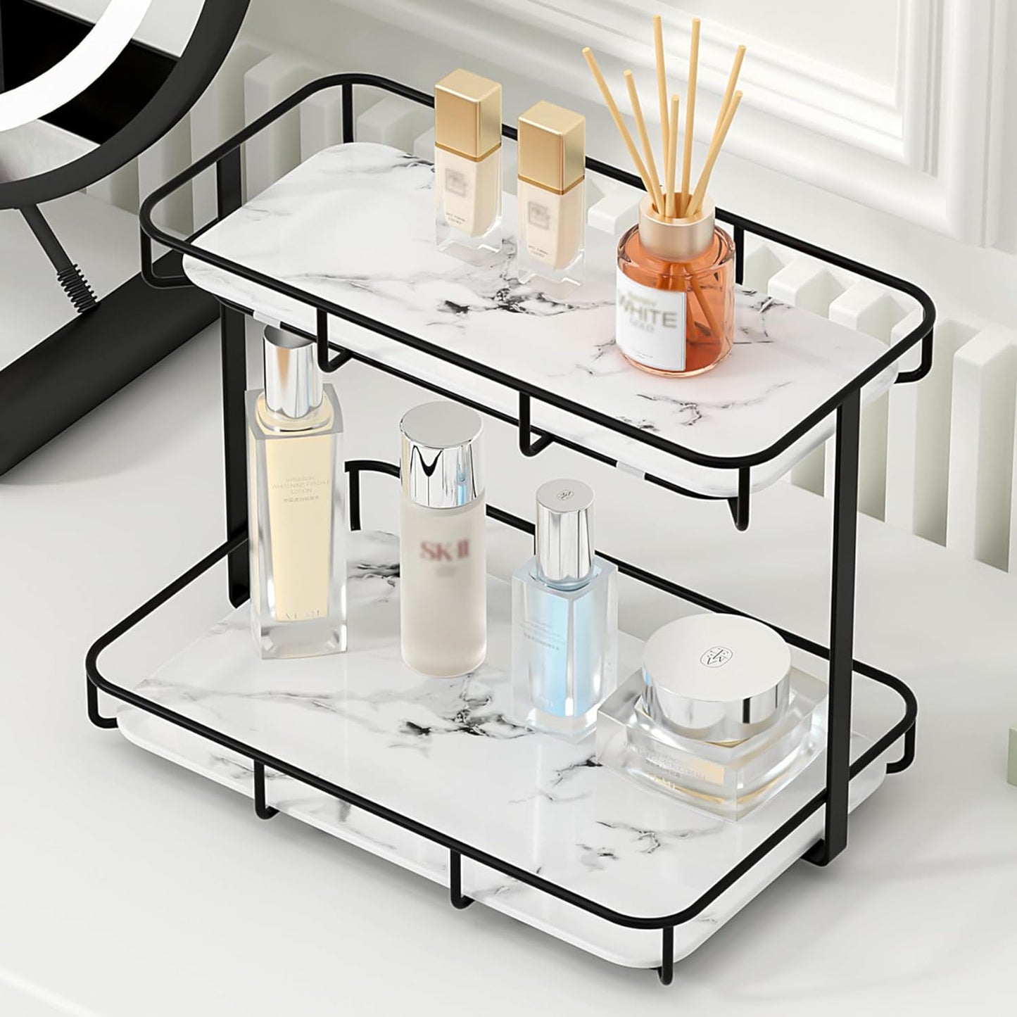 Bathroom Organizer Countertop Perfume and Makeup Storage Rack