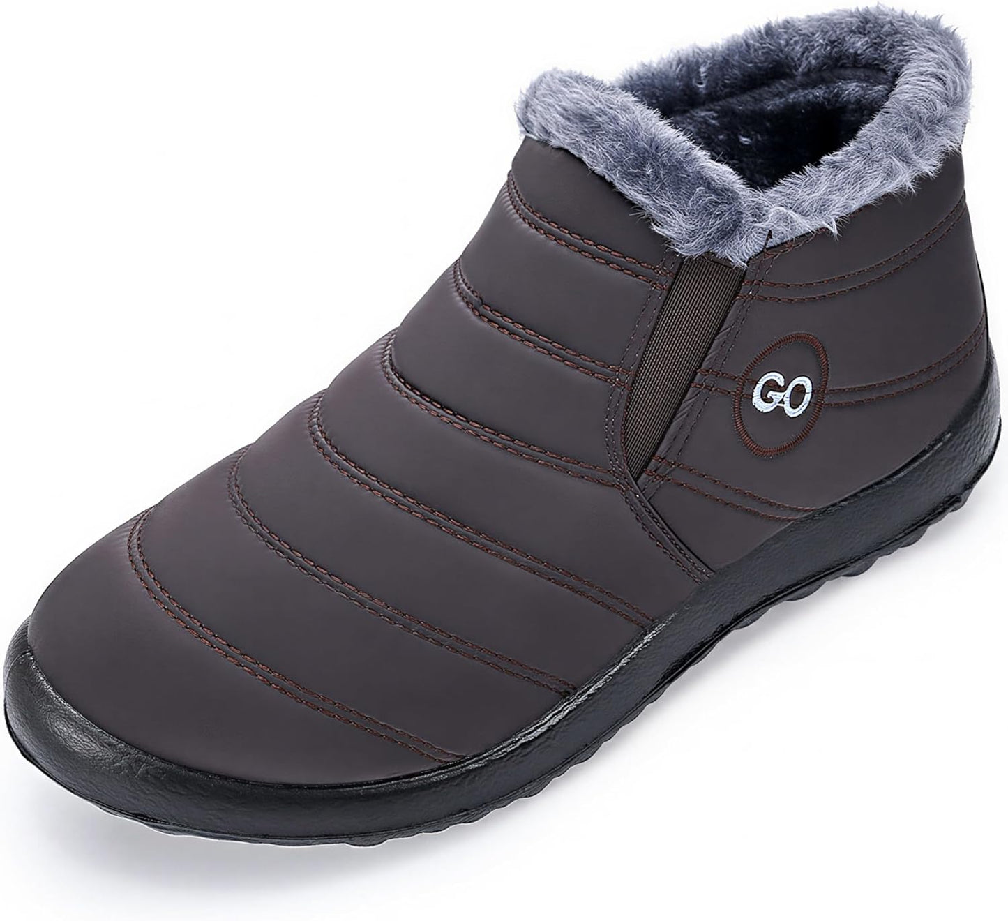 HARENCE Snow Boots for Women - Comfortable Waterproof Ankle Booties