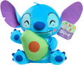 Disney Stitch Small 7-in Plush with Avocado - Cute Snack Companion