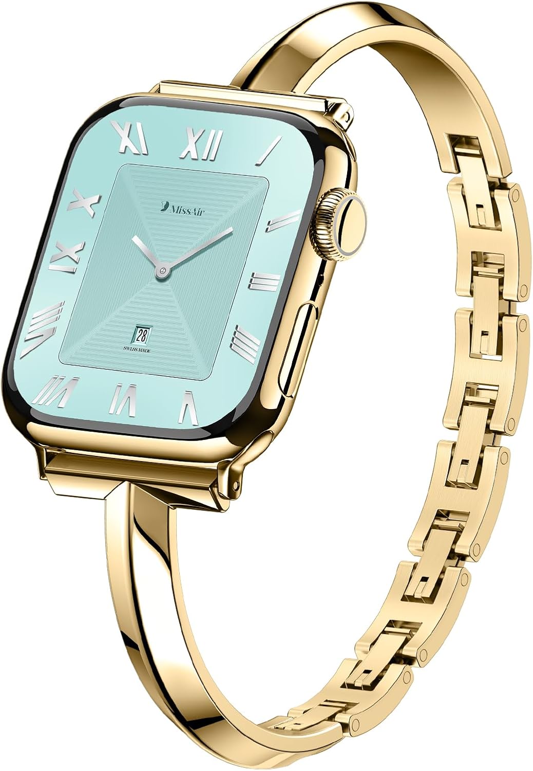 Missair Slim Stainless Steel Band for Apple Watch - Elegant Style