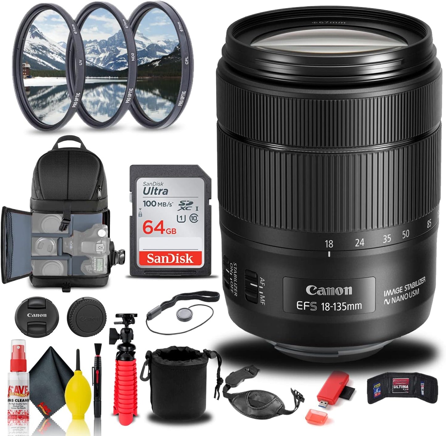 Canon EF-S 18-135mm f/3.5-5.6 is USM Lens Bundle Review