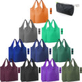 Reusable Grocery Bags 20 Pack - Colorful Heavy Duty Foldable Totes