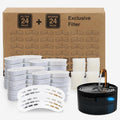 Cat Fountain Filter Replacement 24 Pack - Long Lasting Fresh Water