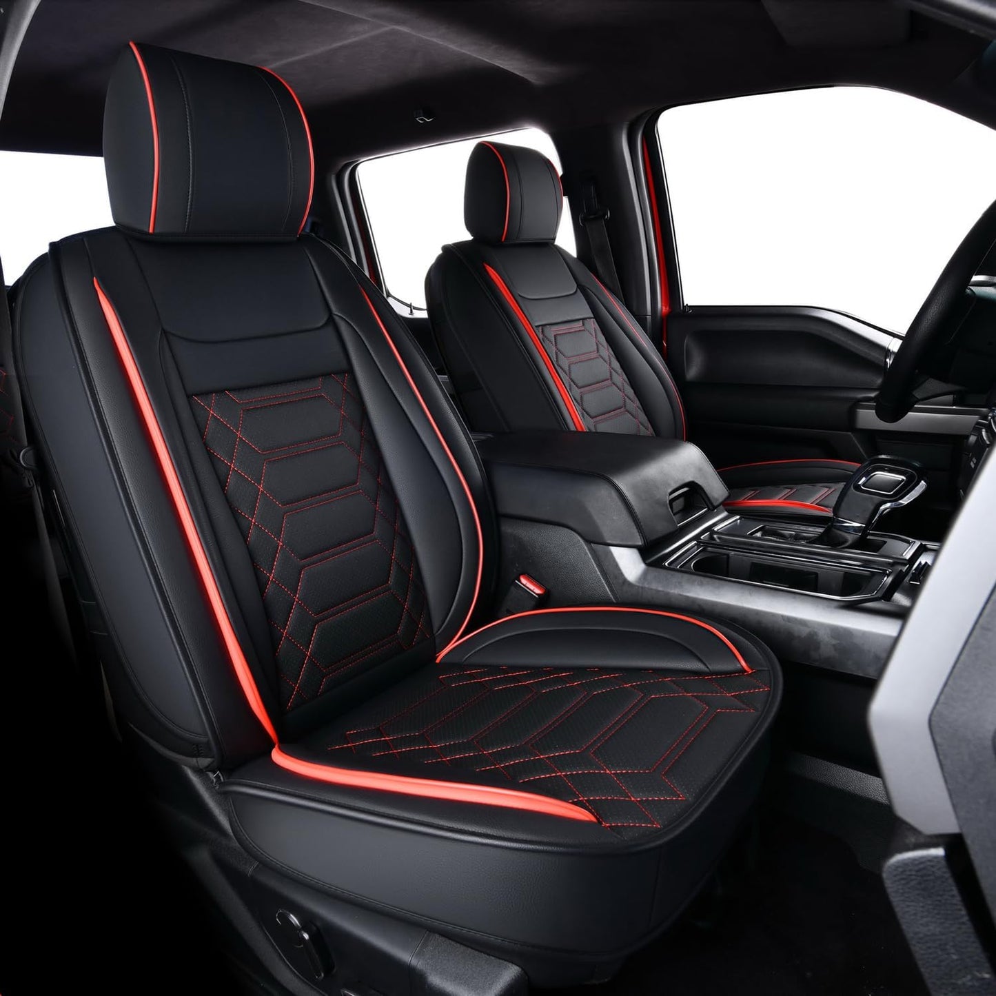 Faux Leather Seat Covers for 2019-2025 Chevy Silverado & GMC