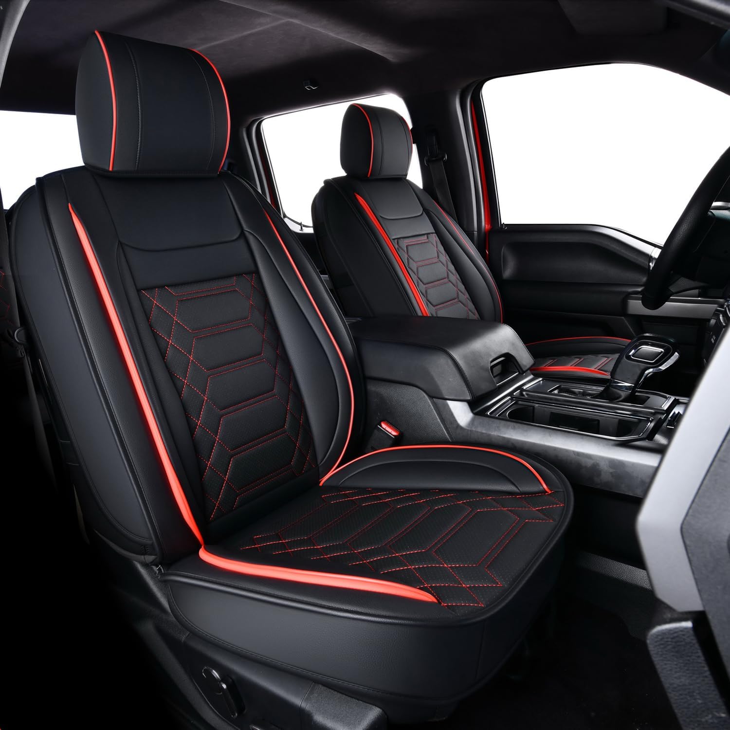Faux Leather Seat Covers for 2019-2025 Chevy Silverado & GMC