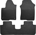Car Floor Mats Custom Fit for Honda HR-V 2023-2026 - Full Black Rubber