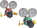 Oxygen & Acetylene Regulators CGA540 CGA510 - Welding Regulator Set