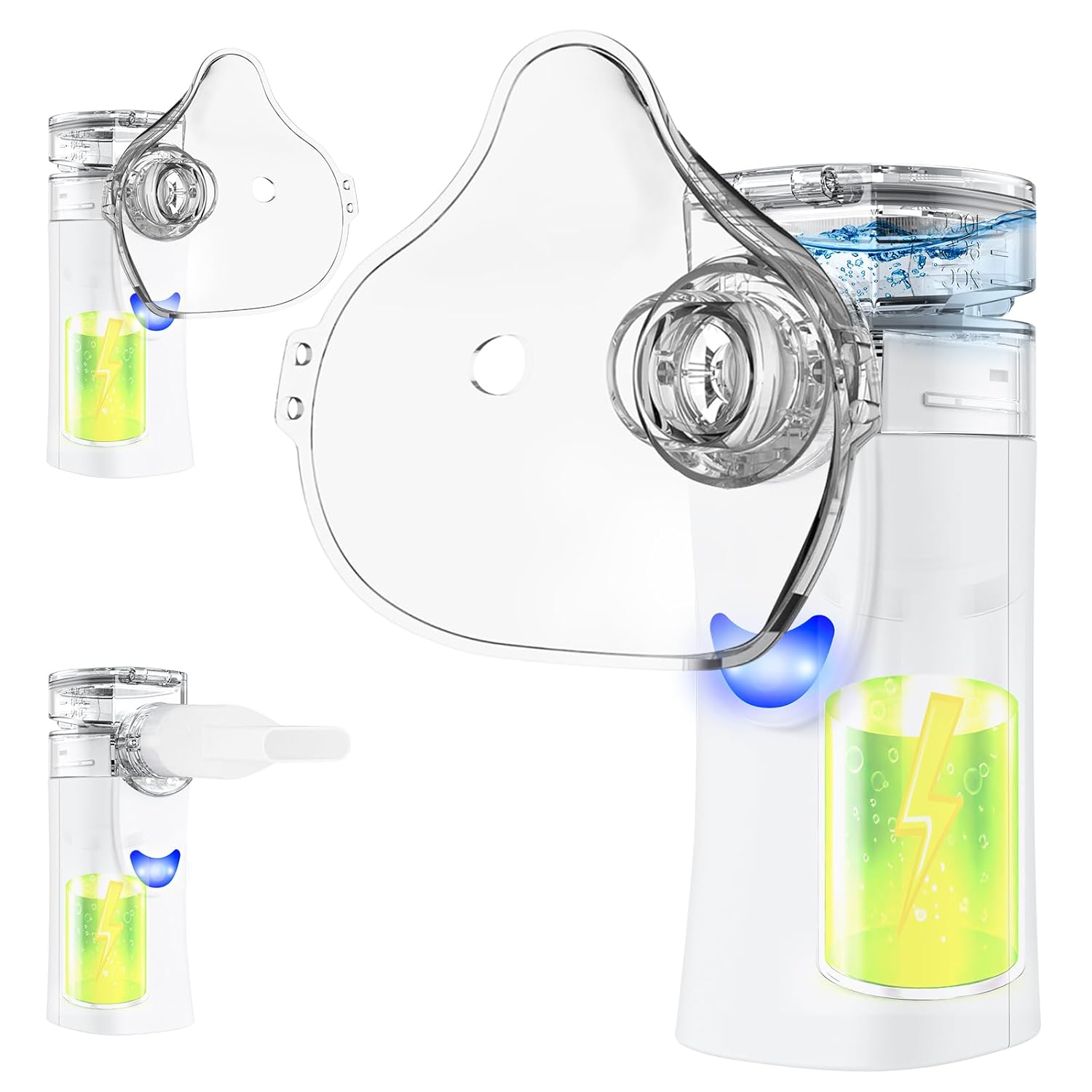 Portable Nebulizer for Adults & Kids - USB Rechargeable Relief