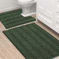 H.VERSAILTEX Ultra Plush Non-Slip Bathroom Rug Set for Soft Comfort