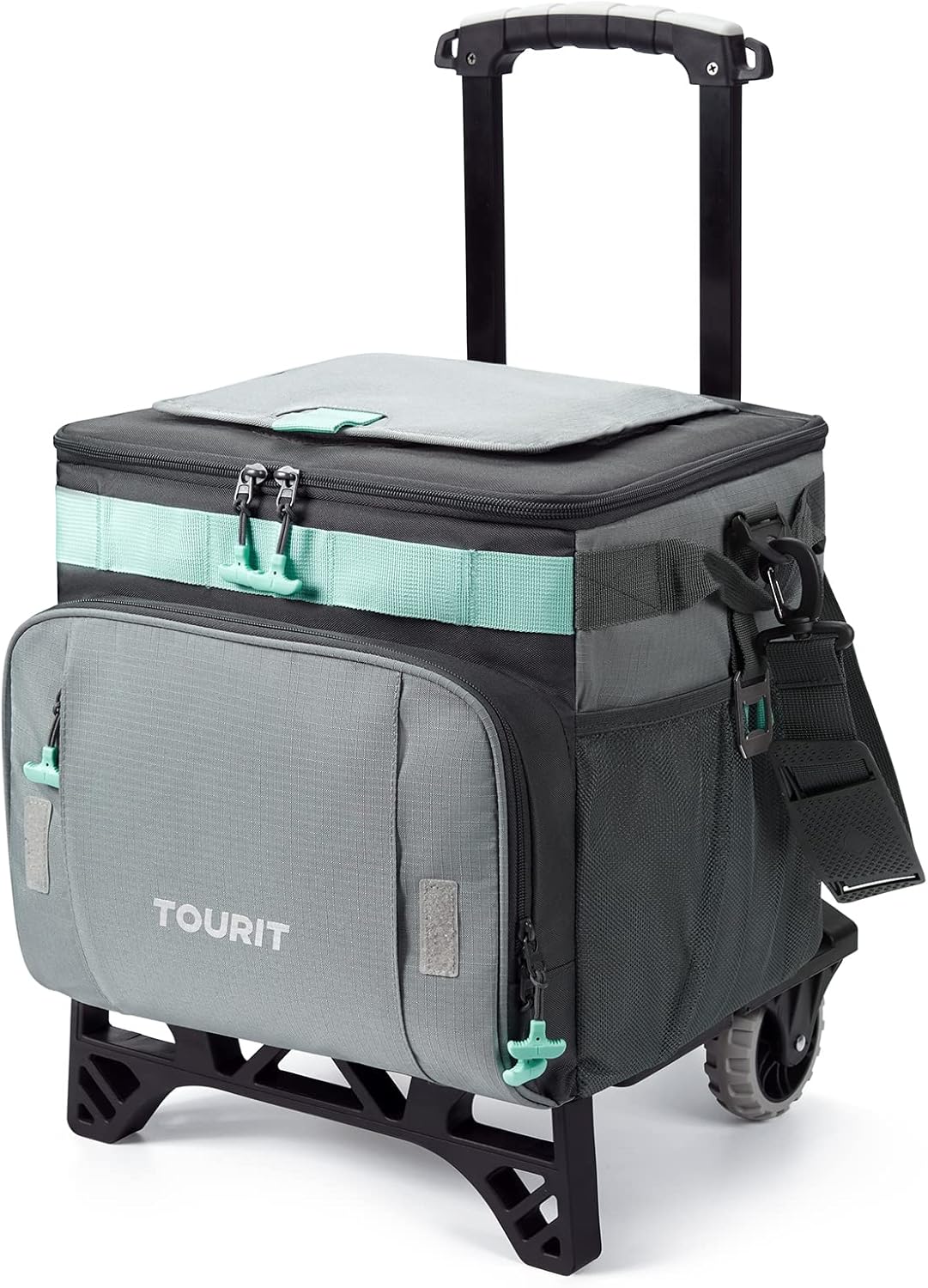 TOURIT Leakproof Rolling Cooler: Keep It Cool Anywhere!