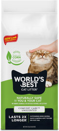 WORLD'S BEST CAT LITTER Comfort Care Unscented - Quick Clumping