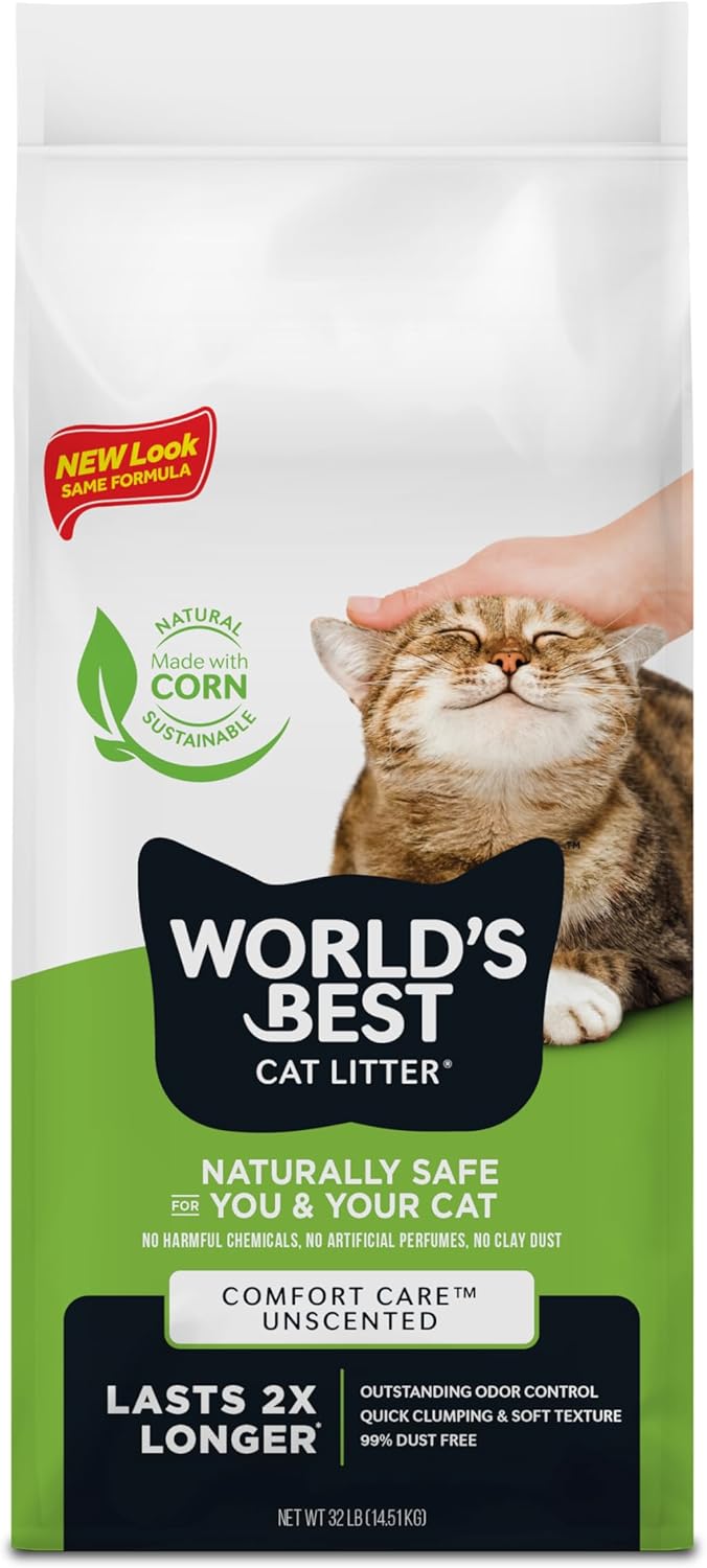 World's Best Cat Litter Comfort Care Unscented 32-Pounds Review