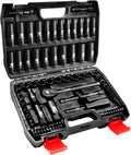 Impact Socket Set 3/8 Drive 95Pcs - Durable Metric & SAE Kit