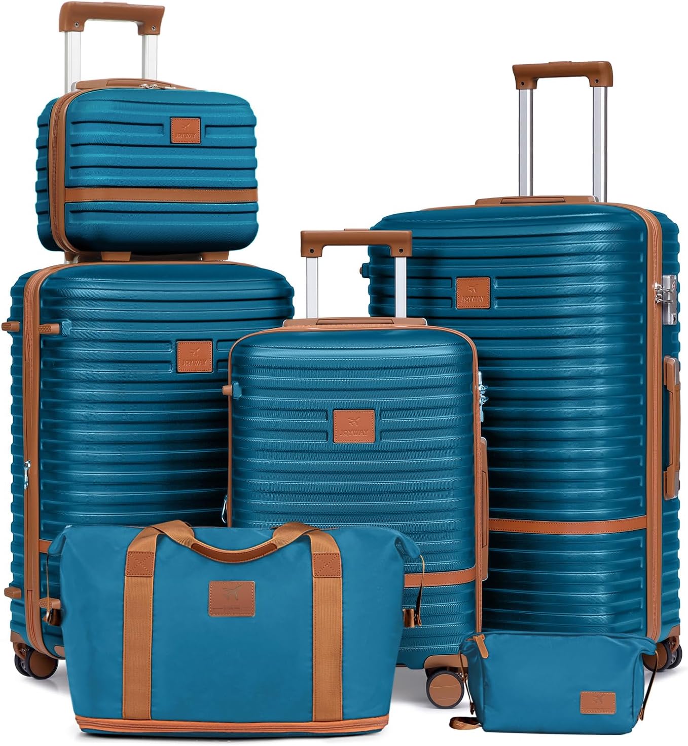 Joyway Luggage Set 3 Piece Suitcase with Spinner Wheels