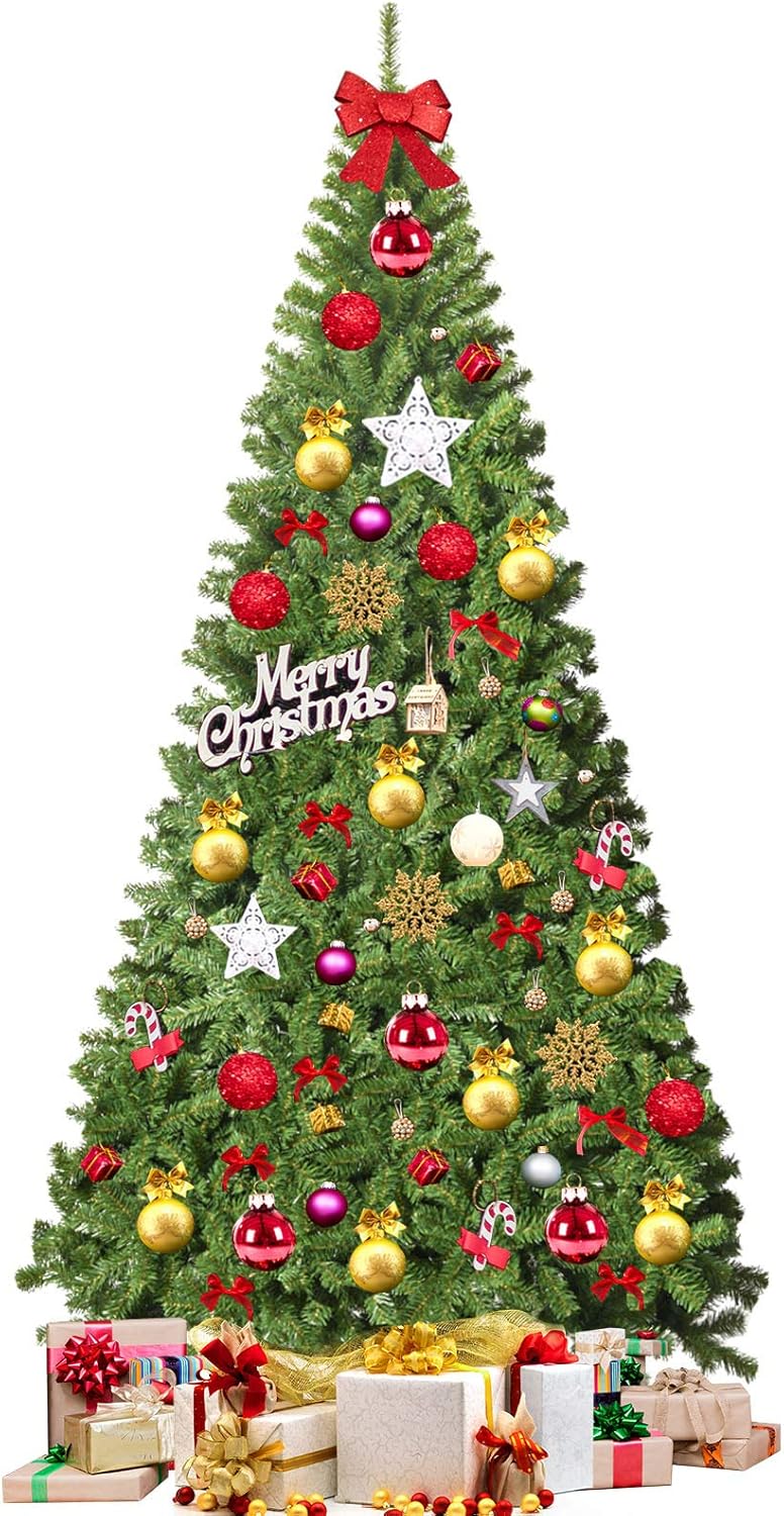 9 FT Unlit Christmas Tree for Festive Indoor and Outdoor Decor