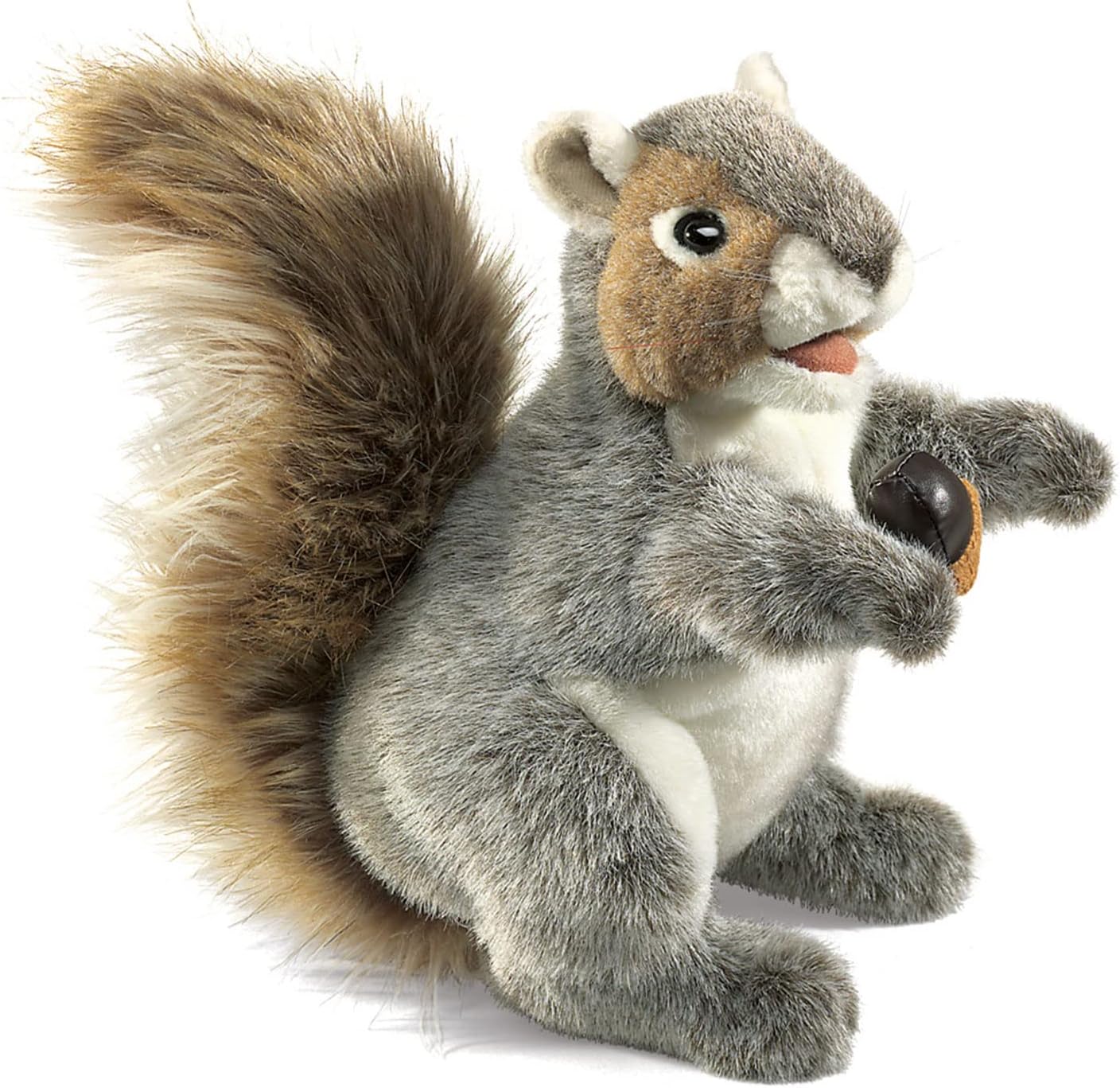 Folkmanis Gray Squirrel Hand Puppet for Engaging Playtime Fun