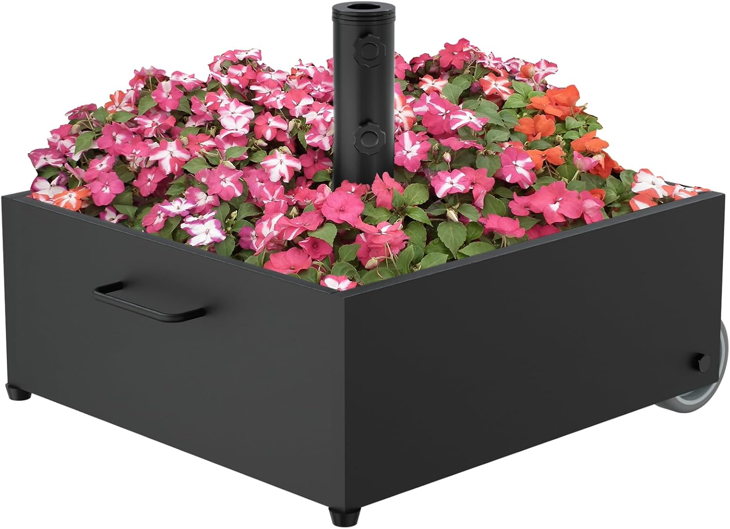 Heavy-Duty Umbrella Base with Wheels for Outdoor Stability