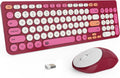 FD Wireless Keyboard and Mouse Combo - Quiet Slim Round Keys