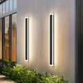 Aipsun Outdoor Wall Lights: Modern Black LED Sconce for Safety