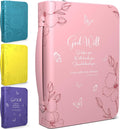 Bible Cover Briefcase for Women - Floral Faux Leather Carry Case