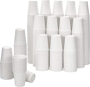 AOZITA 592 Pack 8 oz White Paper Cups for Events and Parties