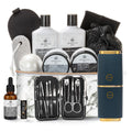23pcs Bath and Body Gift Basket for Men and Women - Charcoal Home Spa