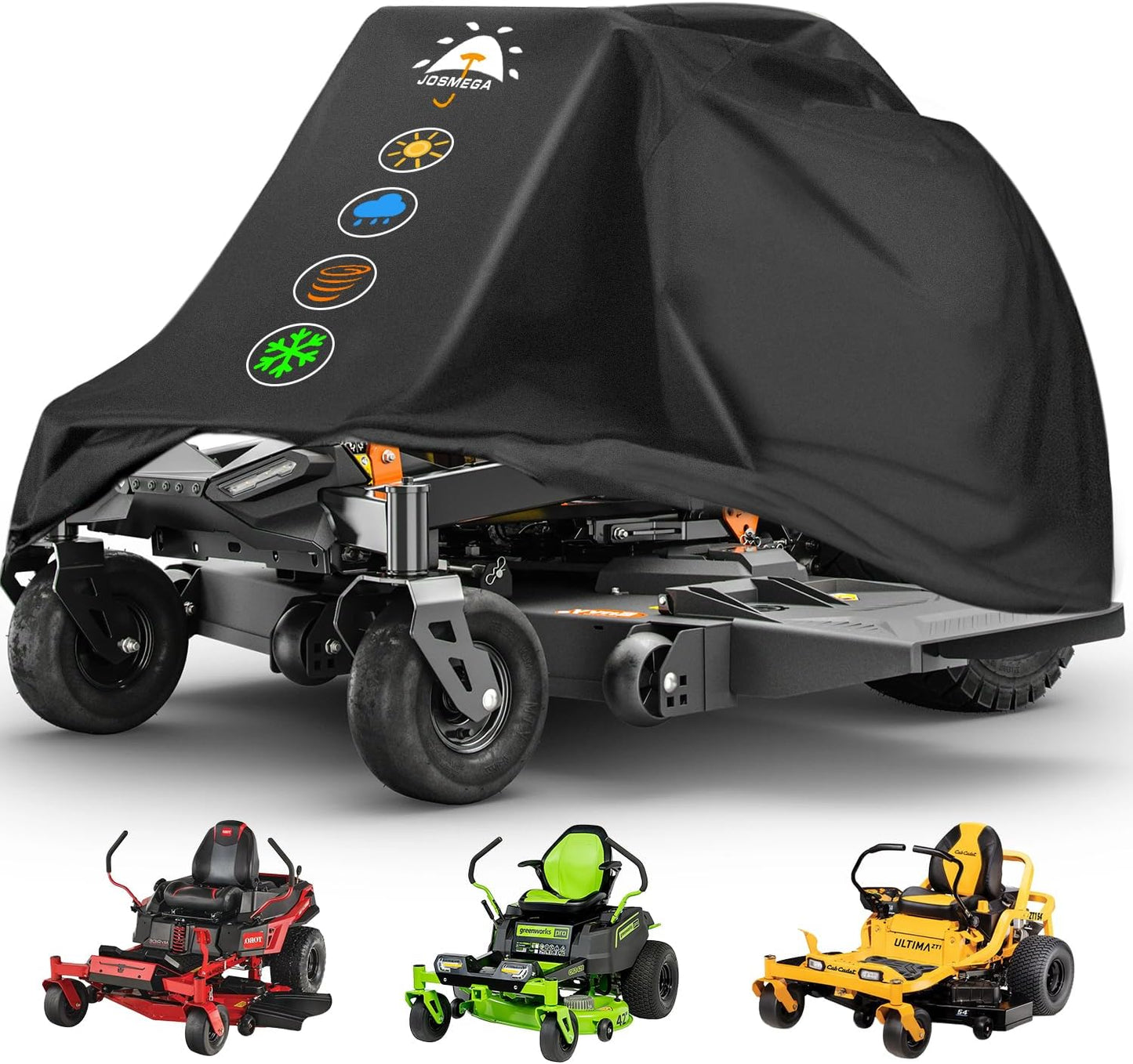 Universal Fit Zero Turn Lawn Mower Cover for All Seasons