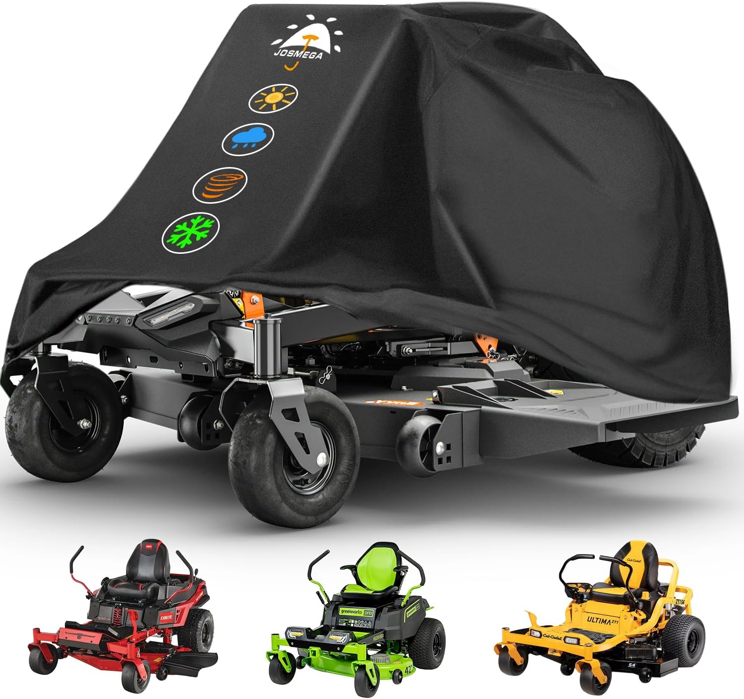 Universal Fit Zero Turn Lawn Mower Cover for All Seasons