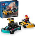 LEGO City Go-Karts and Race Drivers Toy Playset - Fun Race Action